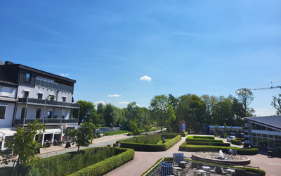 Perfekte Lage der Ferienwohnungen in Tossens: 150 m bis zum Deich und 400 m bis zum Strand